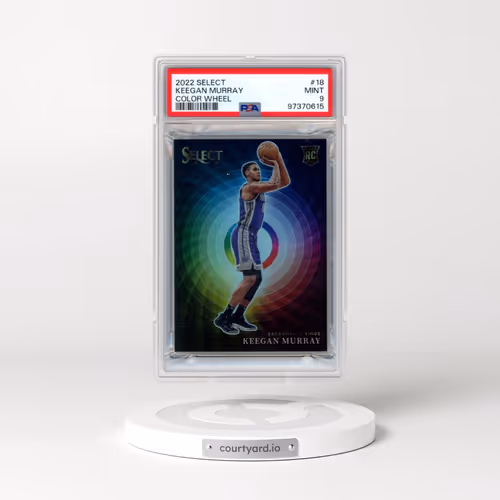 2022 Panini Select Color Wheel #18 Keegan Murray (PSA 9 MINT)
