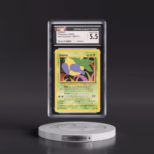 2000 Neo Genesis #68/111 Oddish (CGC 5.5 EX+)