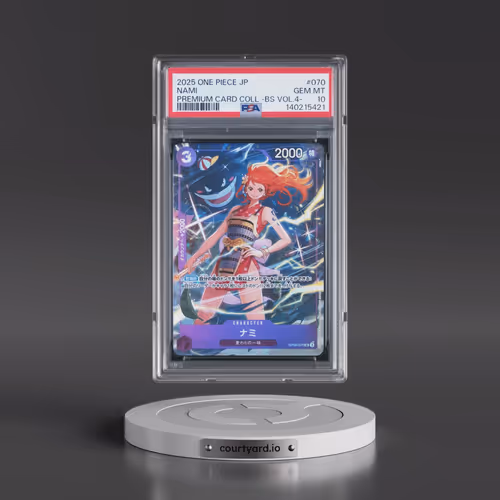 2025 One Piece Japanese Premium Card Collection -Best Selection Vol.4 #070 Nami (PSA 10 GEM MINT)