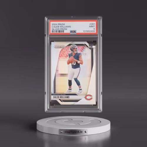 2024 Panini Prizm #301 Caleb Williams - Silver Prizm (PSA 9 MINT)