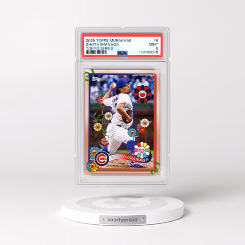 2025 Topps Takashi Murakami + MLB World Tour Tokyo Series #6 Shota Imanaga (PSA 9 MINT)