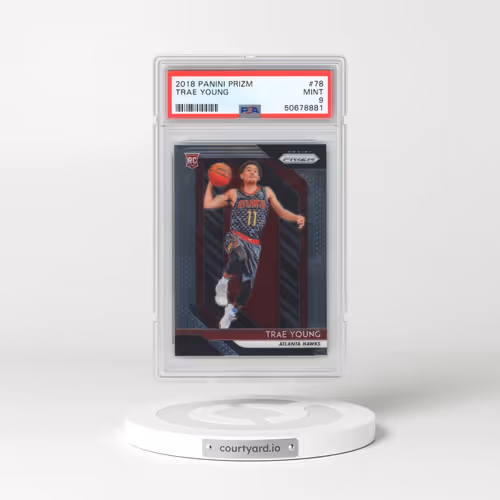 2018 Panini Prizm #78 Trae Young (PSA 9 MINT)