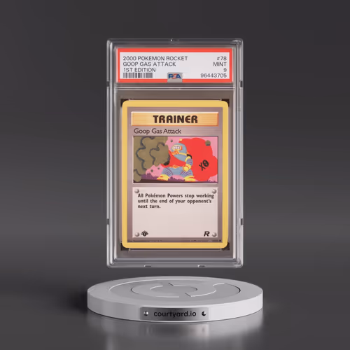 2000 Pokémon Rocket #78 Goop Gas Attack - 1st Edition (PSA 9 MINT)