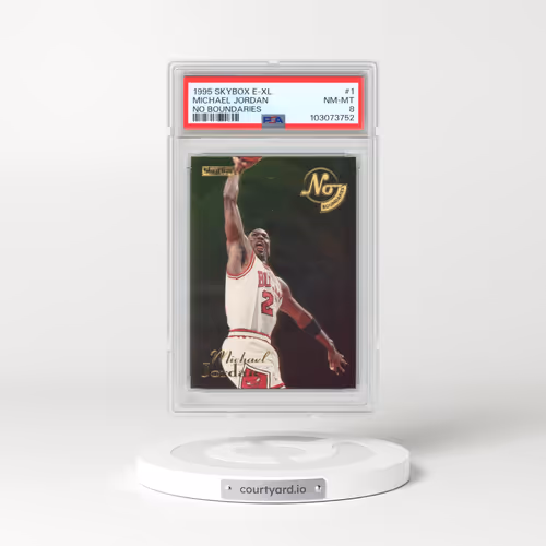 1995 Skybox E-XL No Boundaries #1 Michael Jordan (PSA 8 NM-MT)