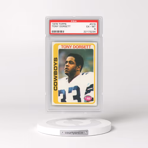 1978 Topps #315 Tony Dorsett (PSA 6 EX-MT)