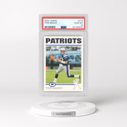 2004 Topps #275 Tom Brady (PSA 10 GEM MINT)