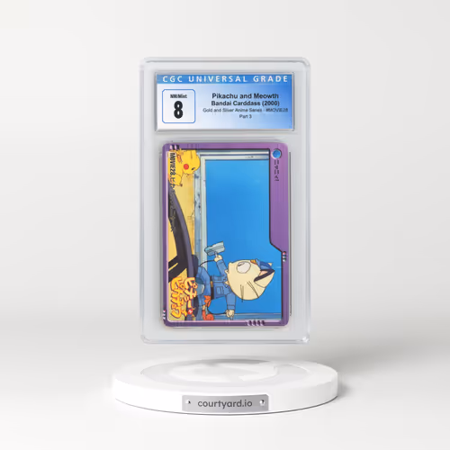 2000 Gold and Silver Anime Series #MOVIE28 Pikachu and Meowth - Part 3 (CGC 8 NM-MT)
