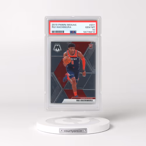 2019 Panini Mosaic #231 Rui Hachimura (PSA 10 GEM MINT)