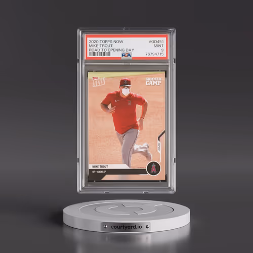 2020 Topps Now Road to Opening Day #OD451 Mike Trout (PSA 9 MINT)