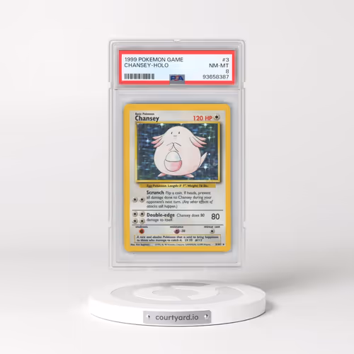 1999 Pokémon Game #3 Chansey - Holo (PSA 8 NM-MT)