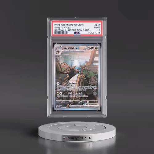 2024 Pokémon Twm EN-Twilight Masquerade #210 Sinistcha EX - Holo Special Illustration Rare (PSA 9 MI