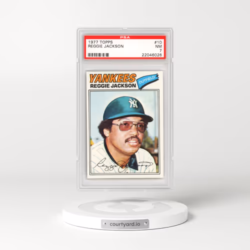 1977 Topps #10 Reggie Jackson (PSA 7 NM)