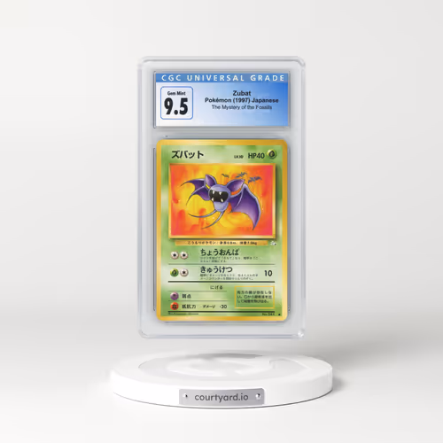 1997 The Mystery of the Fossils Zubat (CGC 10 GEM MINT)