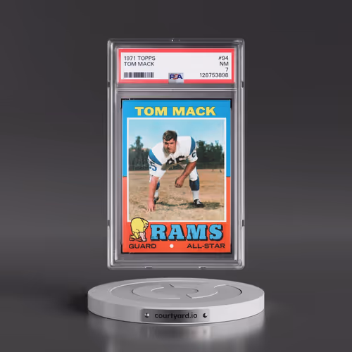 1971 Topps #94 Tom Mack (PSA 7 NM)