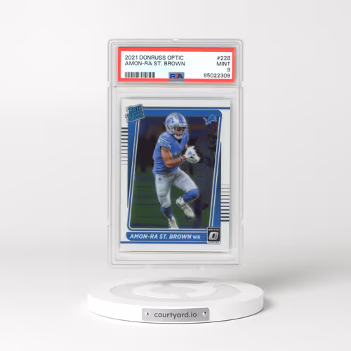 2021 Panini Donruss Optic #228 Amon-RA St. Brown (PSA 9 MINT)