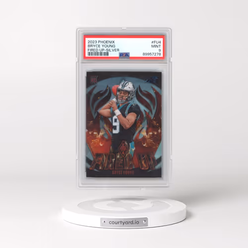 2023 Panini Phoenix Fired Up #FU4 Bryce Young - Silver (PSA 9 MINT)
