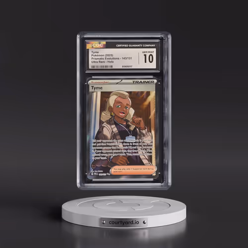 2025 Prismatic Evolutions - PRE EN #143/131 Tyme - Ultra Rare Holo (CGC 10 GEM MINT)