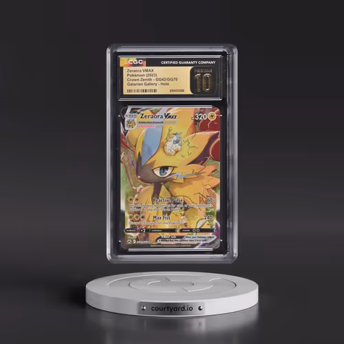 2023 Crown Zenith #GG42/GG70 Zeraora VMAX - Galarian Gallery Holo (CGC 10 PRISTINE)
