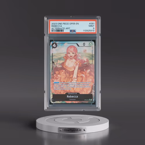 2023 One Piece Awakening of the New Era #091 Rebecca - Alternate Art (PSA 9 MINT)