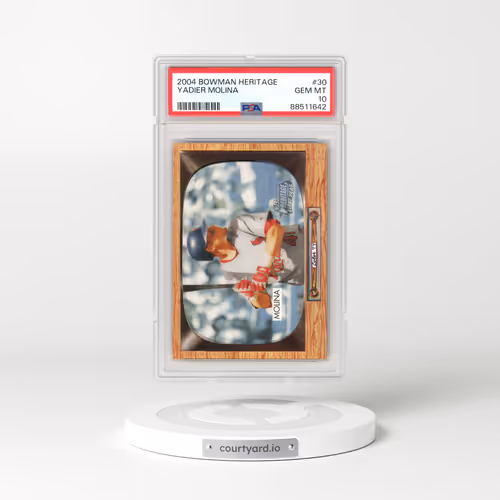 2004 Bowman Heritage #30 Yadier Molina (PSA 10 GEM MINT)