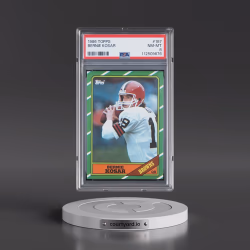 1986 Topps #187 Bernie Kosar (PSA 8 NM-MT)