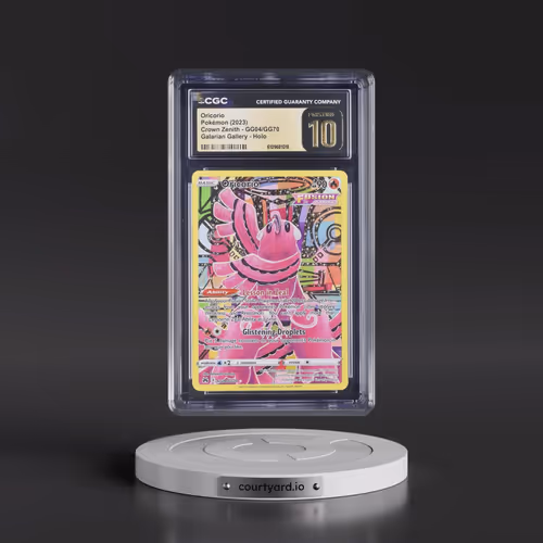 2023 Crown Zenith #GG04/GG70 Oricorio - Galarian Gallery Holo (CGC 10 PRISTINE)