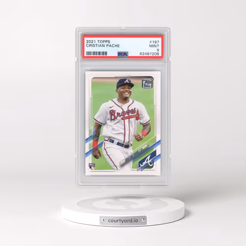 2021 Topps #187 Cristian Pache (PSA 9 MINT)