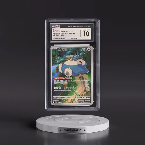 2023 Pokémon Card 151 #181/165 Snorlax - Art Rare Holo (CGC 10 GEM MINT)