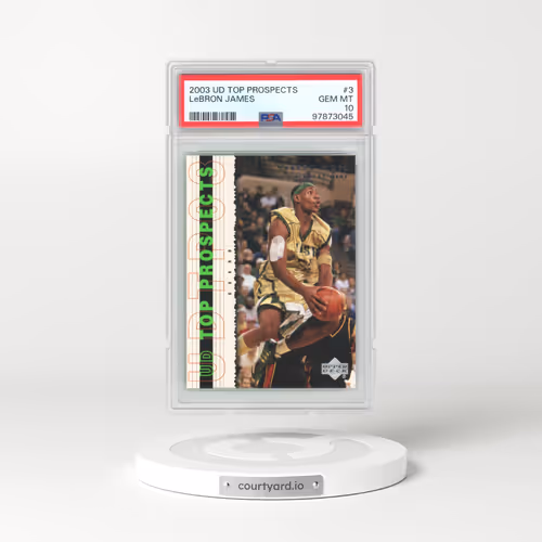2003 Upper Deck Top Prospects #3 LeBron James (PSA 10 GEM MINT)