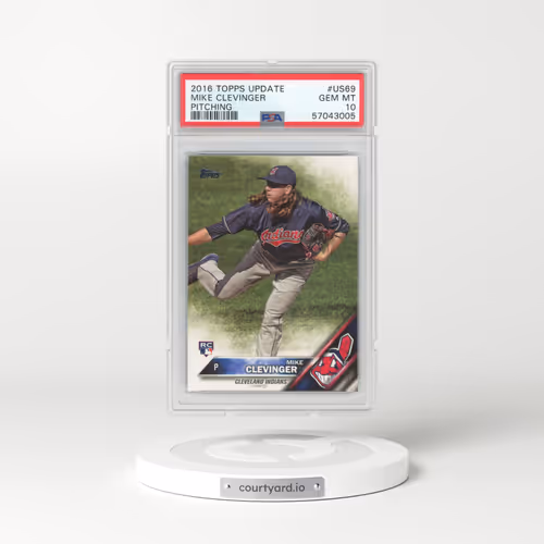 2016 Topps Update #US69 Mike Clevinger - Pitching (PSA 10 GEM MINT)