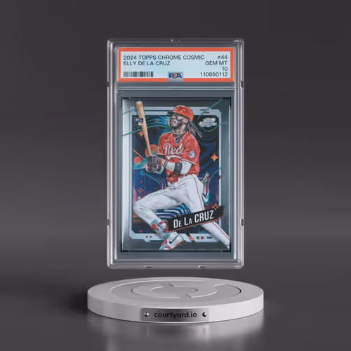 2024 Topps Chrome Cosmic #44 Elly de La Cruz (PSA 10 GEM MINT)