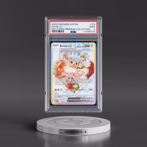 2025 Pokémon Svp EN-SV Black Star Promo #174 Eevee EX - Holo Prismatic Evolutions Super-Premium Coll