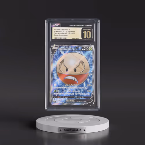 2021 Dark Phantasma #078/071 Hisuian Electrode V - Super Rare Holo (CGC 10 PRISTINE)