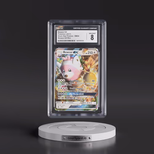 2017 Pokémon SM Black Star Promo #SM34 Bewear GX - Holo Holo Bewear GX Box (CGC 8 NM-MT)