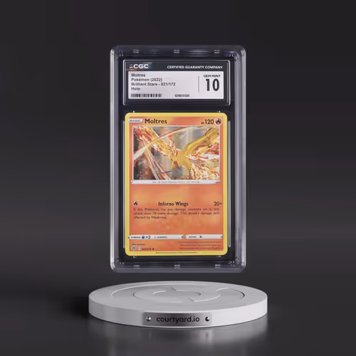 2022 Brilliant Stars #021/172 Moltres - Holo (CGC 10 GEM MINT)