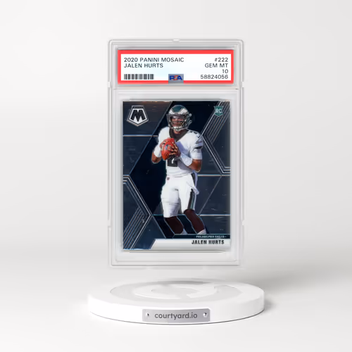 2020 Panini Mosaic #222 Jalen Hurts (PSA 10 GEM MINT)