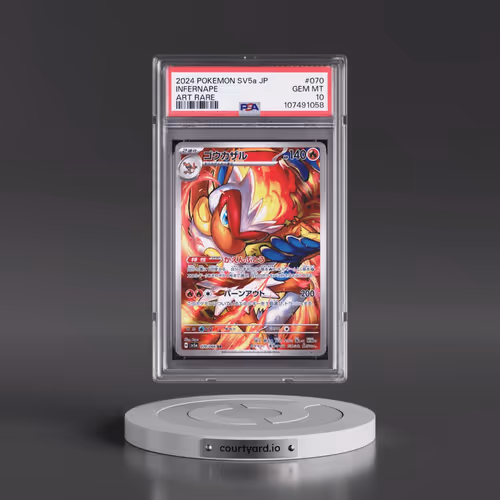 2024 Pokémon Sv5a-Crimson Haze #070 Infernape - Art Rare (PSA 10 GEM MINT)