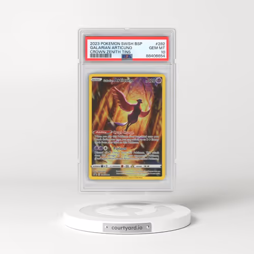 2023 Pokémon Swsh Black Star Promo #282 Galarian Articuno - Crown Zenith Tins (PSA 10 GEM MINT)