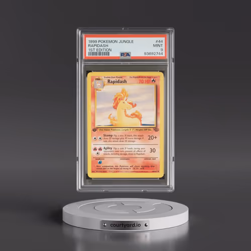 1999 Pokémon Jungle #44 Rapidash - 1st Edition (PSA 9 MINT)