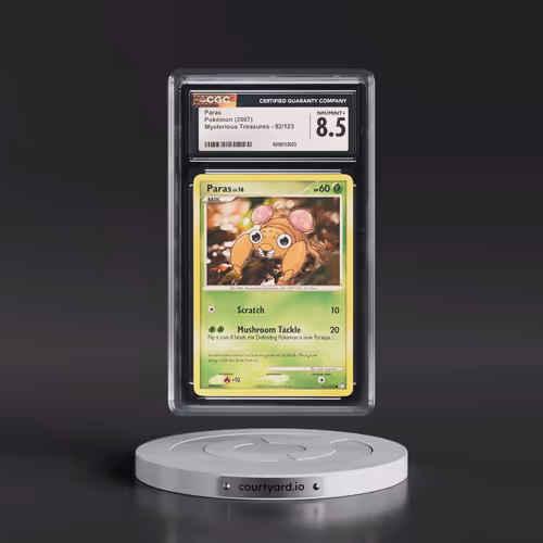 2007 Mysterious Treasures #92/123 Paras (CGC 8.5 NM-MT+)
