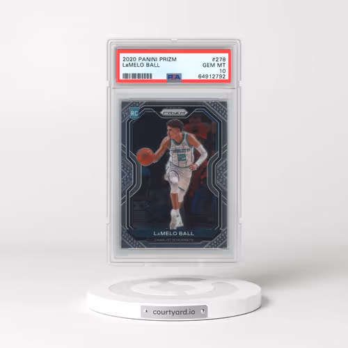2020 Panini Prizm #278 LaMelo Ball (PSA 10 GEM MINT)