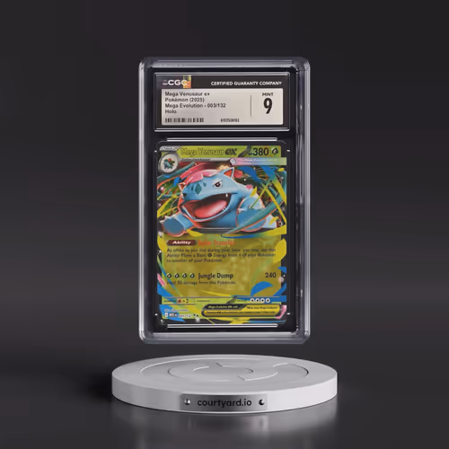 2025 Mega Evolution - MEG EN #003/132 Mega Venusaur ex - Holo (CGC 9 MINT)