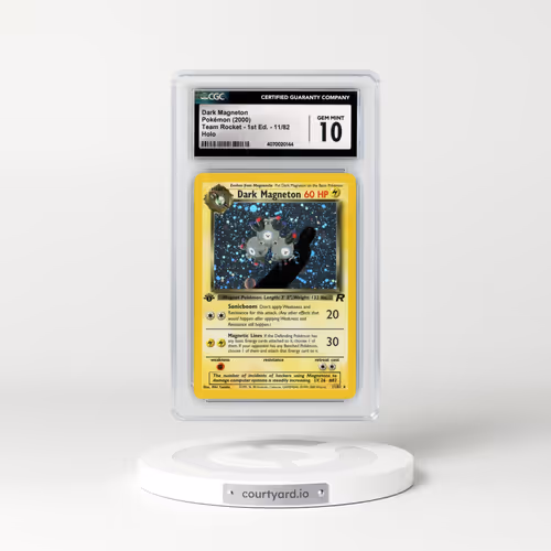 2000 Team Rocket #11 Dark Magneton - 1st Edition Holo (CGC 10 GEM MINT)