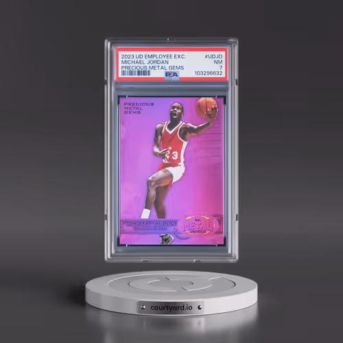 2023 Upper Deck Employee Exclusive Precious Metal Gems #UDJO Michael Jordan (PSA 7 NM)
