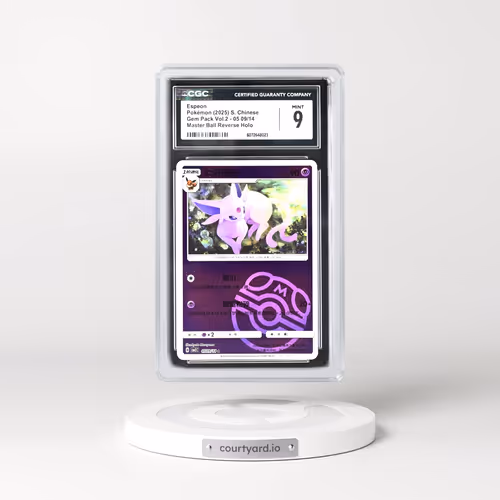 2025 Gem Pack Volume 2 - CBB2C - Simplified #05 09/14 Espeon - Reverse Holo Master Ball (CGC 9 MINT)