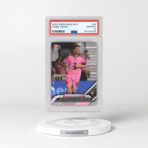 2024 Topps Now MLS #46 Lionel Messi (PSA 10 GEM MINT)