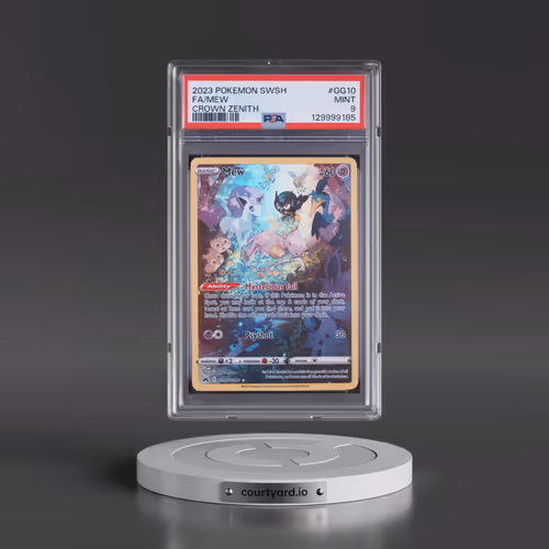 2023 Pokémon Sword and Shield Crown Zenith #GG10 Mew - Full Art (PSA 9 MINT)