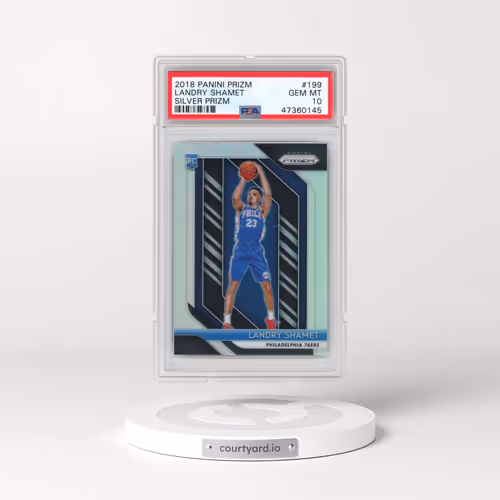 2018 Panini Prizm #199 Landry Shamet - Silver Prizm (PSA 10 GEM MINT)