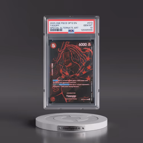 2025 One Piece OP12-Legacy of the Master #013 Yasopp - Special Alternate Art (PSA 10 GEM MINT)