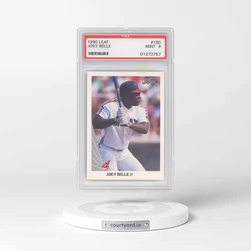 1990 Leaf #180 Joey Belle (PSA 9 MINT)